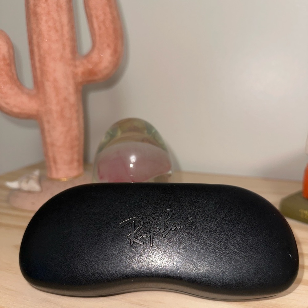 Ray Bans Black Eyeglass Case